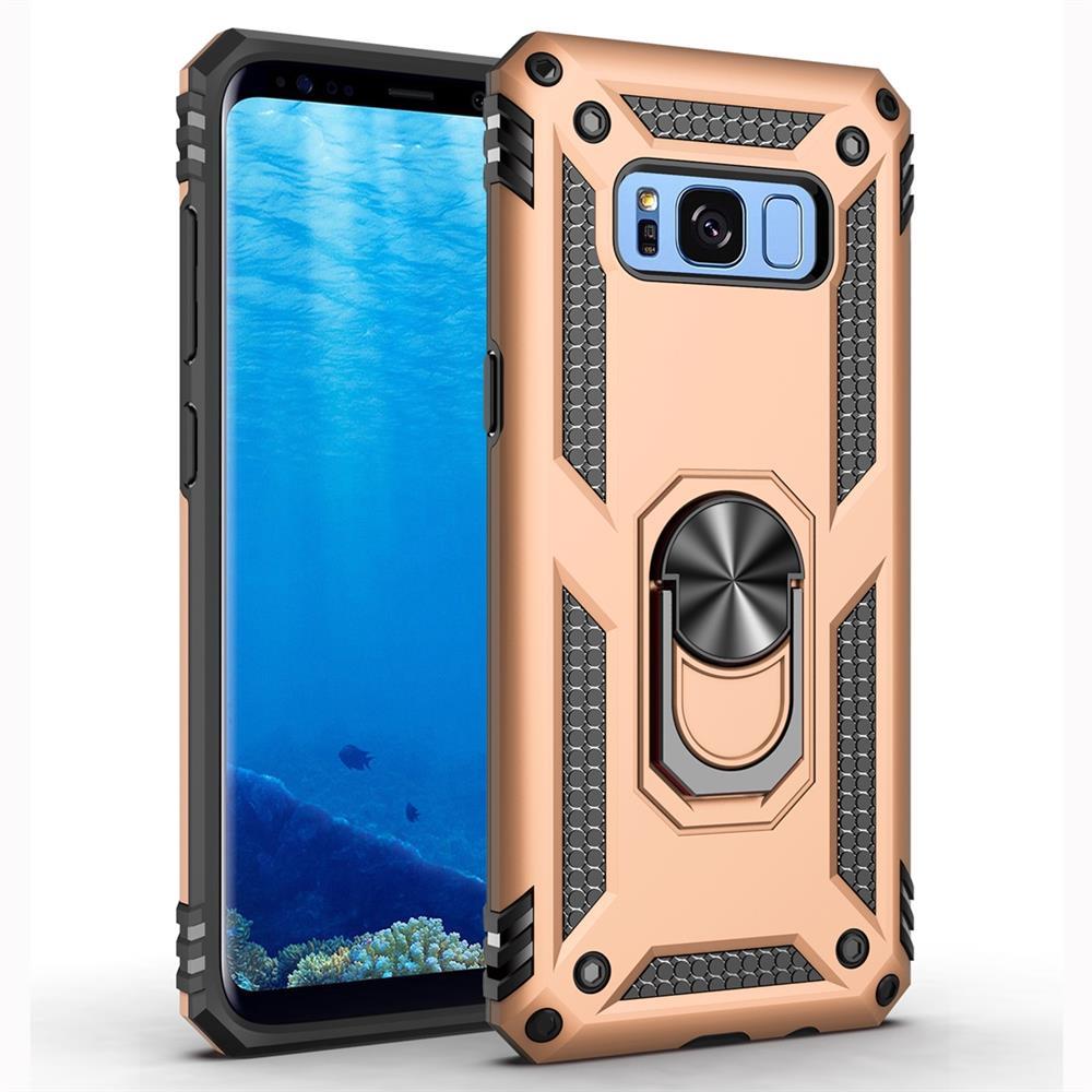 Outdoor Case für Samsung Galaxy S8 TPU Hybrid Sergeant Armor Metall Ring Hülle