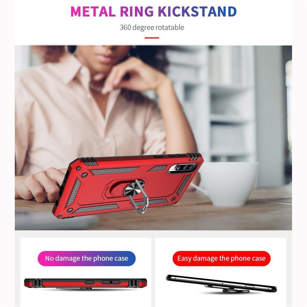 Outdoor Case für Samsung Galaxy A70 TPU Hybrid Sergeant Armor Metall Ring Hülle