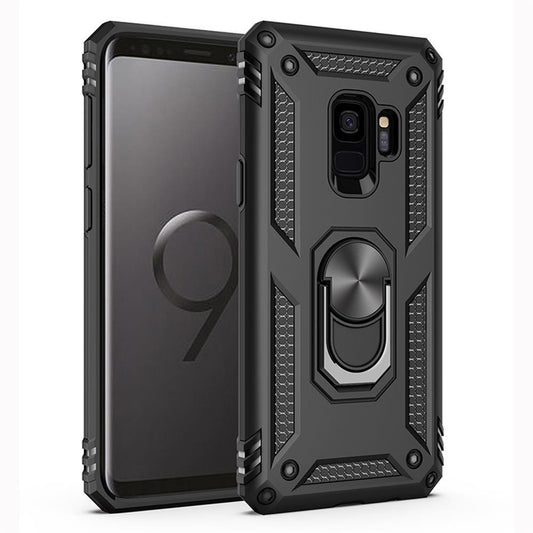 Outdoor Case für Samsung Galaxy S9 TPU Hybrid Sergeant Armor Metall Ring Hülle