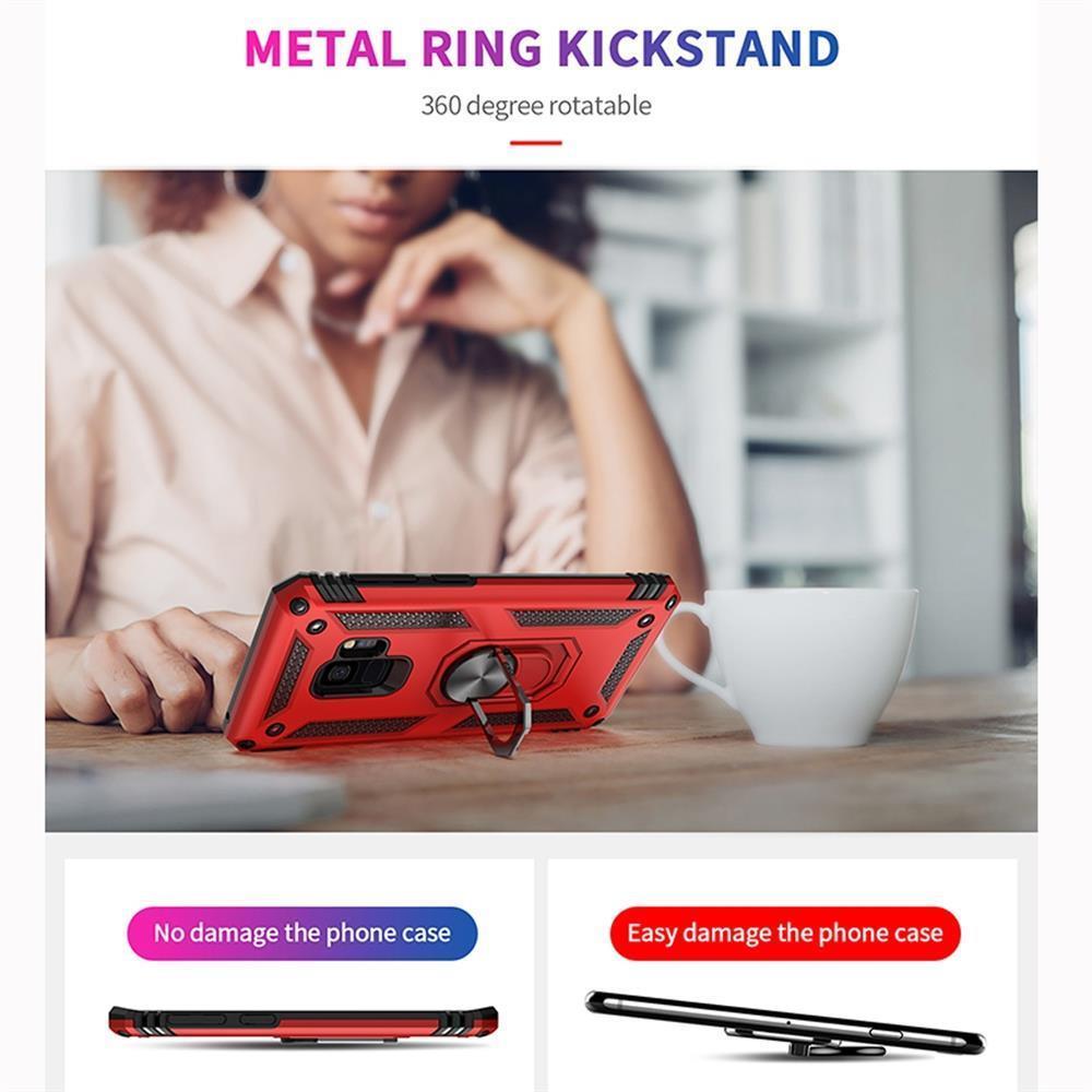 Outdoor Case für Samsung Galaxy S9 TPU Hybrid Sergeant Armor Metall Ring Hülle