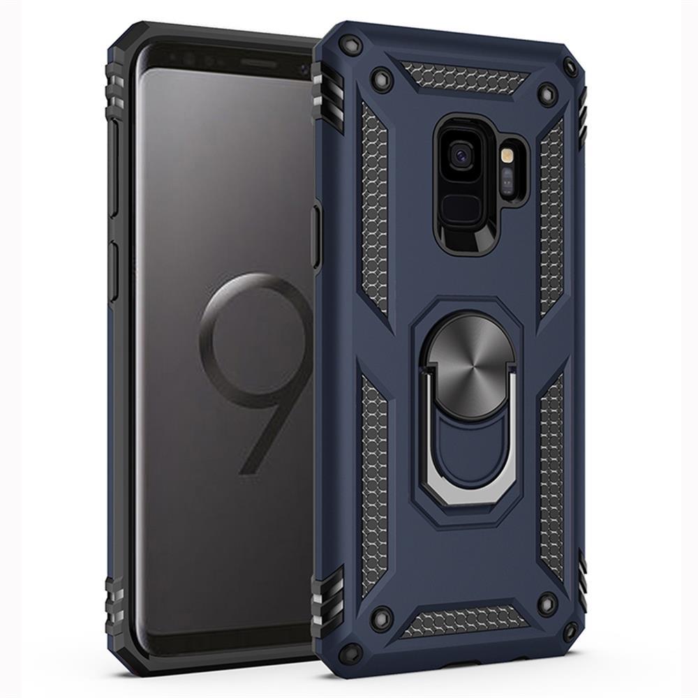 Outdoor Case für Samsung Galaxy S9 TPU Hybrid Sergeant Armor Metall Ring Hülle