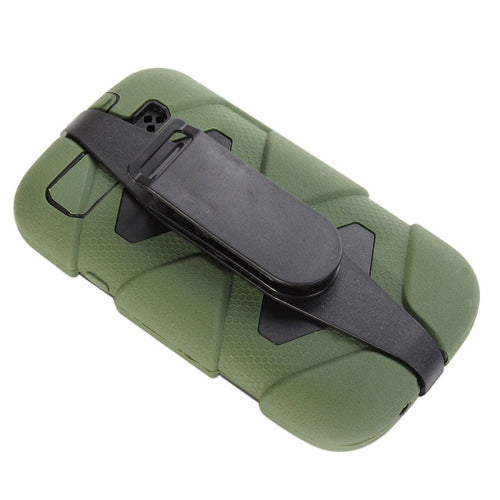 Samsung Galaxy S3 I9300 Outdoor Case Military Duty Silikon Heavy Belt Gürtelclip