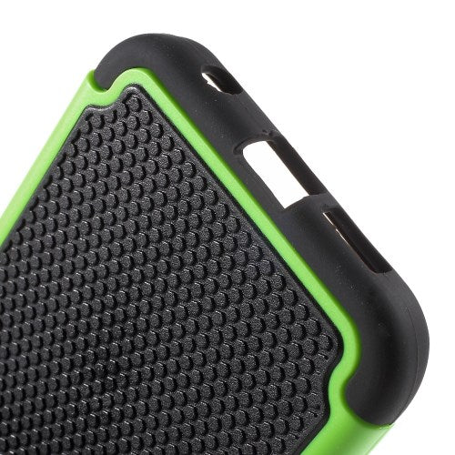 Outdoor Case für Samsung Galaxy S6 Edge G925 Silikon Hybrid Football Grain