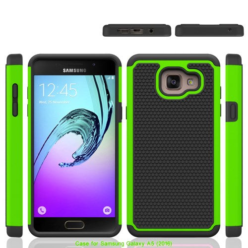 Outdoor Case für Samsung Galaxy A5 A510F (2016) Silikon Hybrid Football Grain