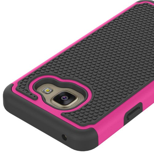 Outdoor Case für Samsung Galaxy A3 A310F (2016) Silikon Hybrid Football Grain