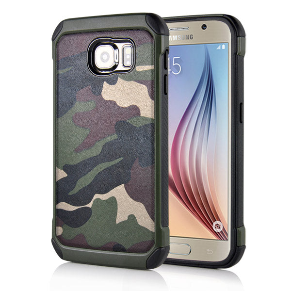 Outdoor Case für Samsung Galaxy S6 G920 TPU Hybrid Camouflage