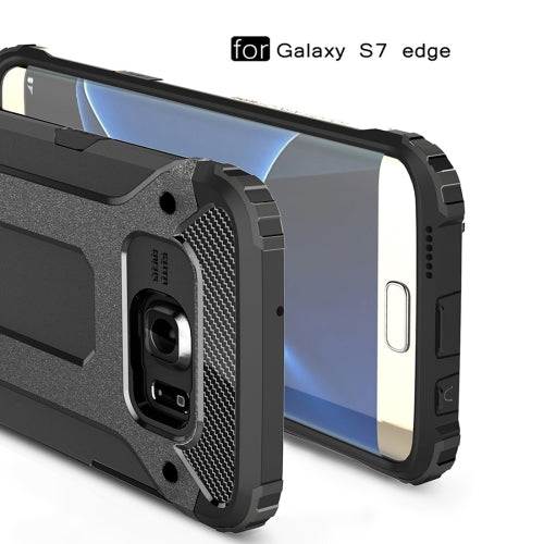 Samsung Galaxy S7 Edge G935 TPU PC Outdoor Case Hybrid Carbon Look Schutz Hülle