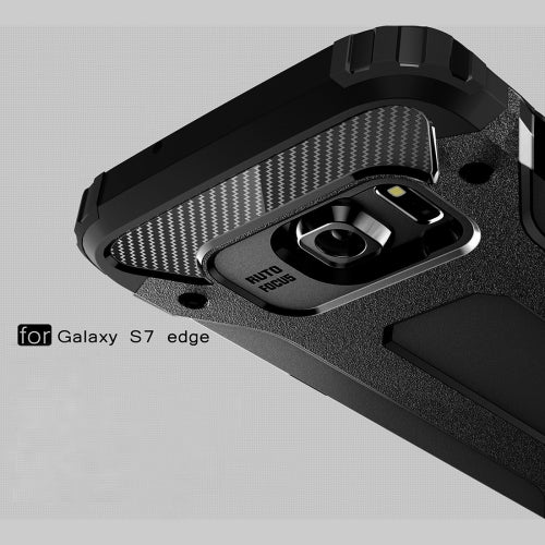 Samsung Galaxy S7 Edge G935 TPU PC Outdoor Case Hybrid Carbon Look Schutz Hülle