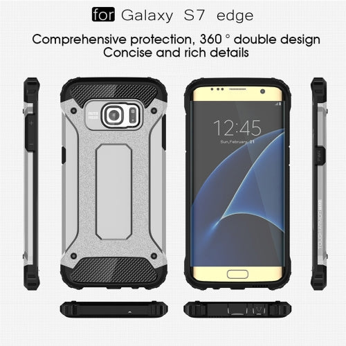 Samsung Galaxy S7 Edge G935 TPU PC Outdoor Case Hybrid Carbon Look Schutz Hülle