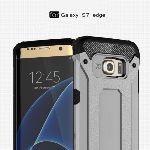 Samsung Galaxy S7 Edge G935 TPU PC Outdoor Case Hybrid Carbon Look Schutz Hülle