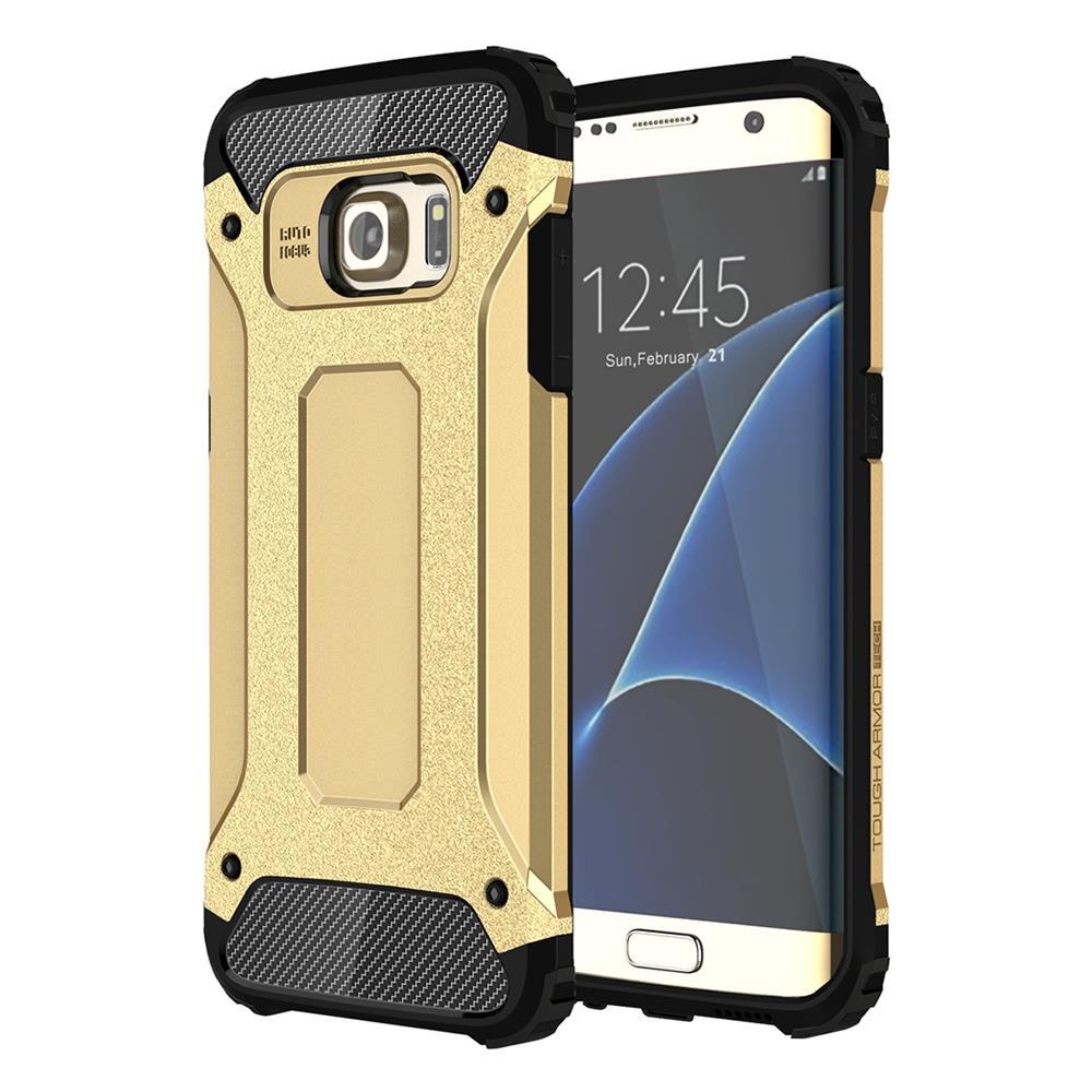 Samsung Galaxy S7 Edge G935 TPU PC Outdoor Case Hybrid Carbon Look Schutz Hülle