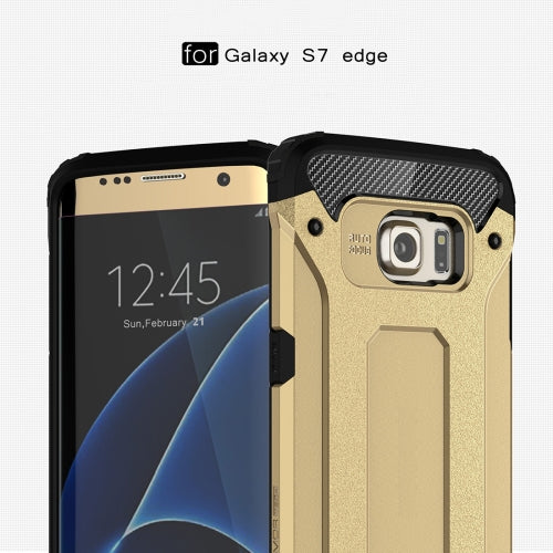 Samsung Galaxy S7 Edge G935 TPU PC Outdoor Case Hybrid Carbon Look Schutz Hülle