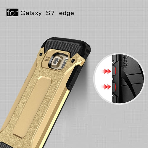 Samsung Galaxy S7 Edge G935 TPU PC Outdoor Case Hybrid Carbon Look Schutz Hülle