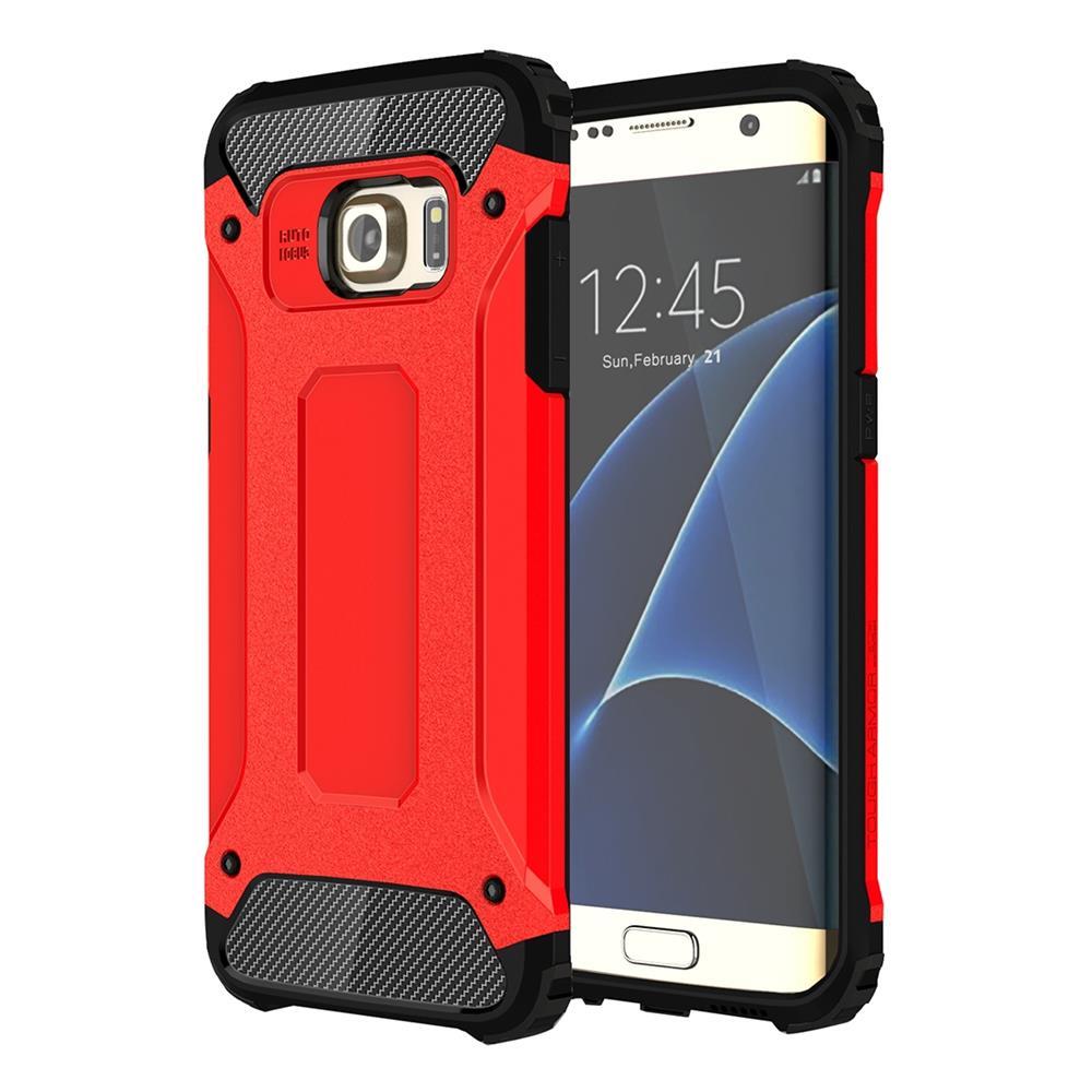 Samsung Galaxy S7 Edge G935 TPU PC Outdoor Case Hybrid Carbon Look Schutz Hülle