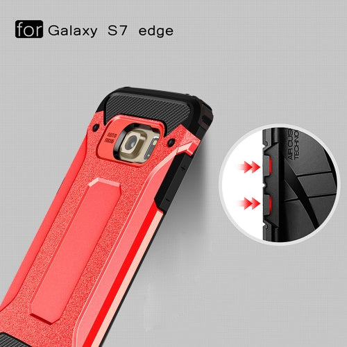 Samsung Galaxy S7 Edge G935 TPU PC Outdoor Case Hybrid Carbon Look Schutz Hülle