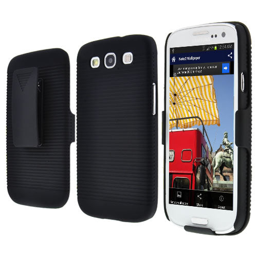 Samsung Galaxy S3 I9300 I9305 Outdoor Case Multi Kombi Holster Belt Clip Hülle