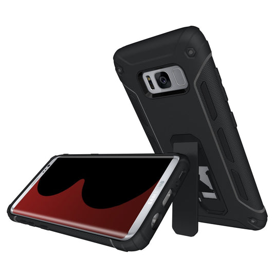 Outdoor Case für Samsung Galaxy S8 G950 PC TPU Hybrid Griffig Kickstand