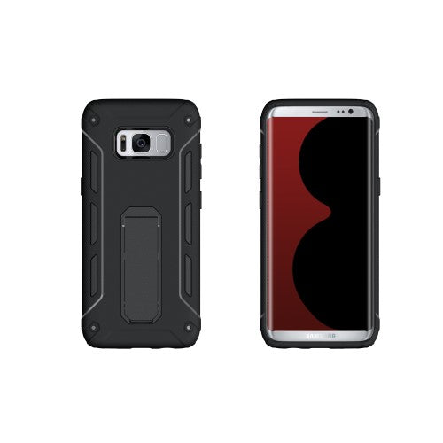 Outdoor Case für Samsung Galaxy S8 G950 PC TPU Hybrid Griffig Kickstand