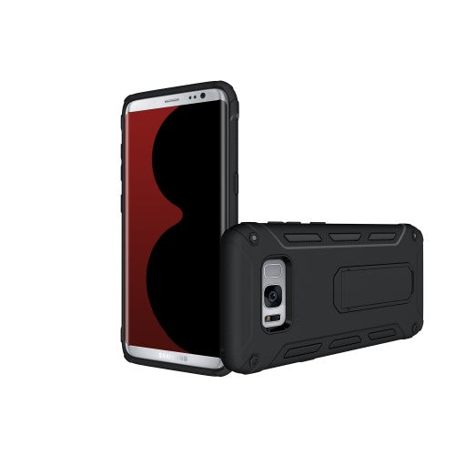 Outdoor Case für Samsung Galaxy S8 G950 PC TPU Hybrid Griffig Kickstand