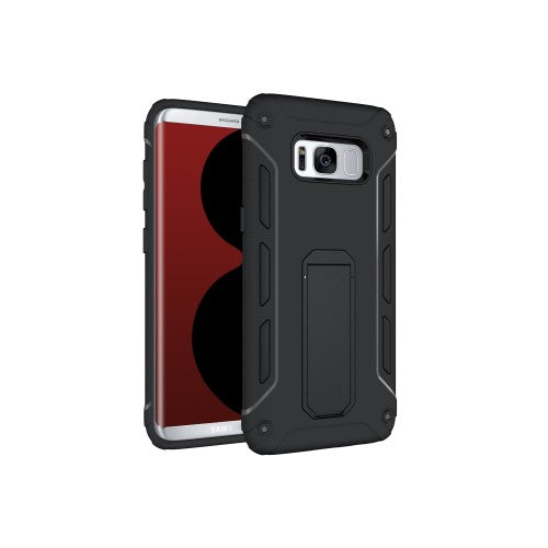 Outdoor Case für Samsung Galaxy S8 G950 PC TPU Hybrid Griffig Kickstand