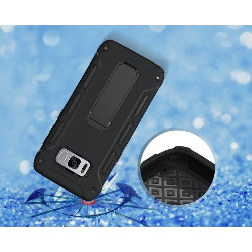 Outdoor Case für Samsung Galaxy S8 G950 PC TPU Hybrid Griffig Kickstand