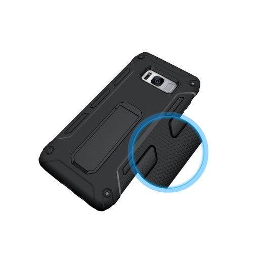 Outdoor Case für Samsung Galaxy S8 G950 PC TPU Hybrid Griffig Kickstand