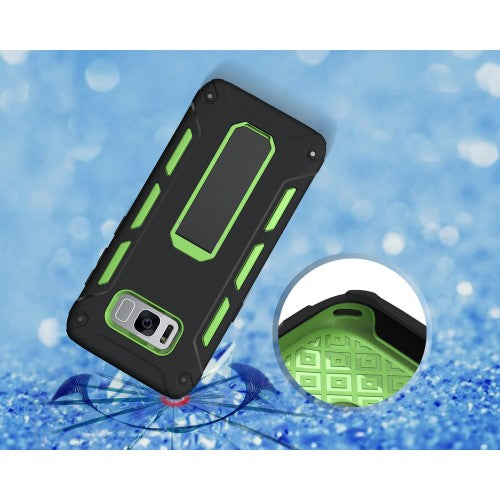Outdoor Case für Samsung Galaxy S8 G950 PC TPU Hybrid Griffig Kickstand