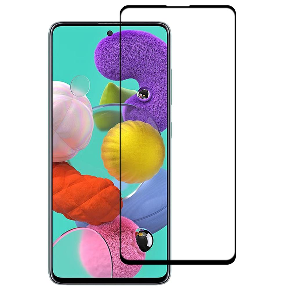 Schutzglas für SAMSUNG GALAXY A51 Full Cover Curved Tempered Glass Schutzfolie