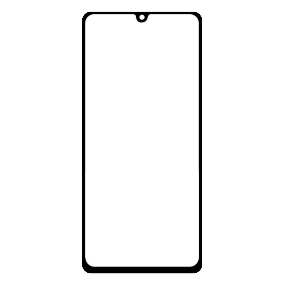 Schutzglas für SAMSUNG GALAXY A41 Full Cover Curved Tempered Glass Schutzfolie