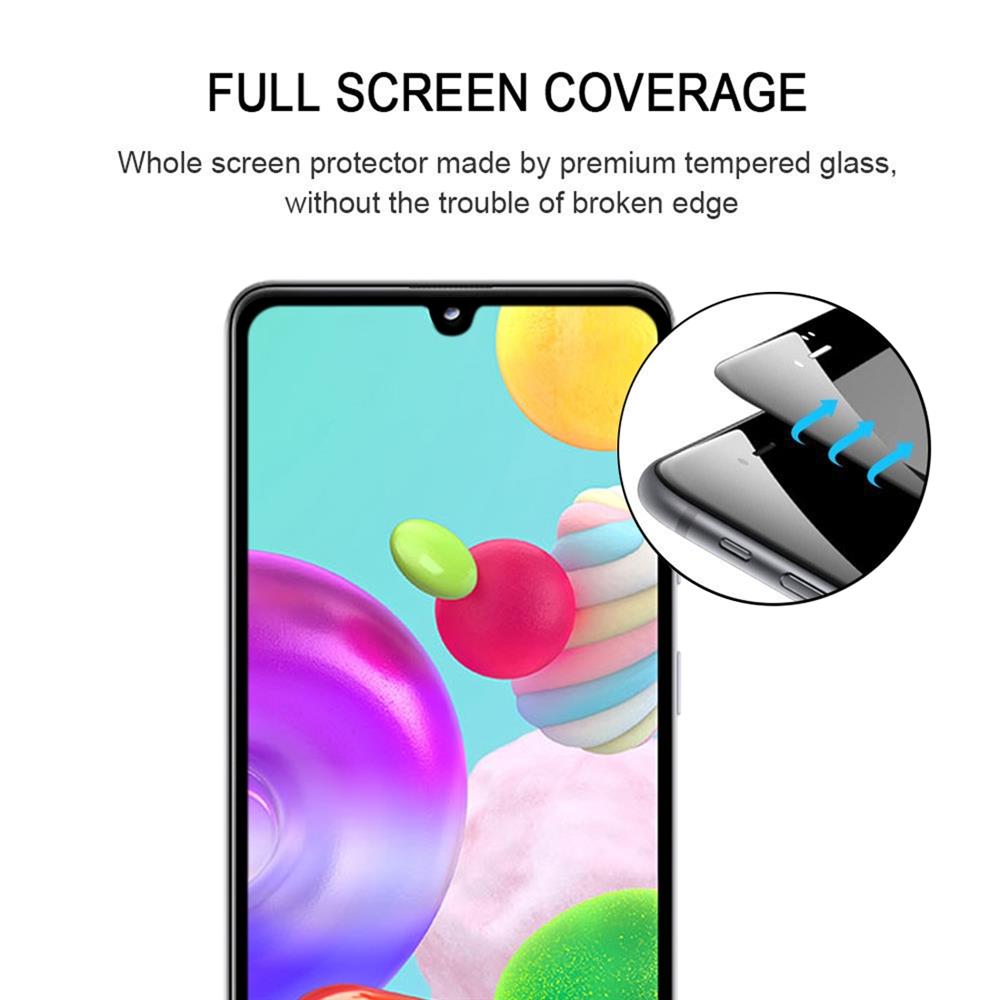 Schutzglas für SAMSUNG GALAXY A41 Full Cover Curved Tempered Glass Schutzfolie