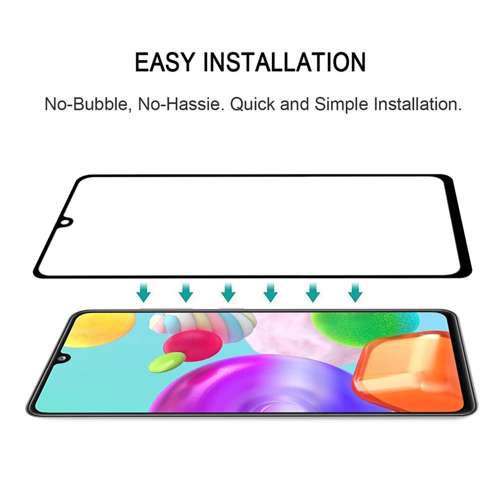 Schutzglas für SAMSUNG GALAXY A41 Full Cover Curved Tempered Glass Schutzfolie