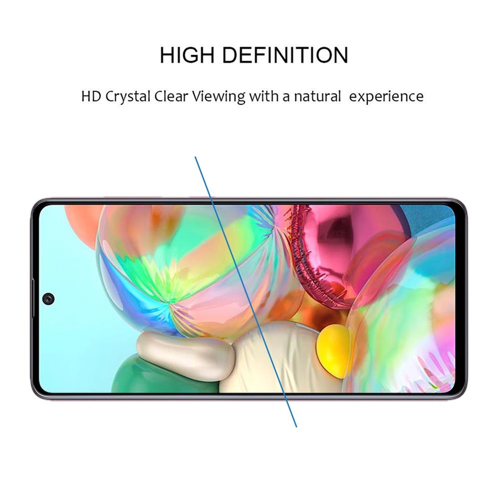Schutzglas für SAMSUNG GALAXY A71 Full Cover Curved Tempered Glass Schutzfolie