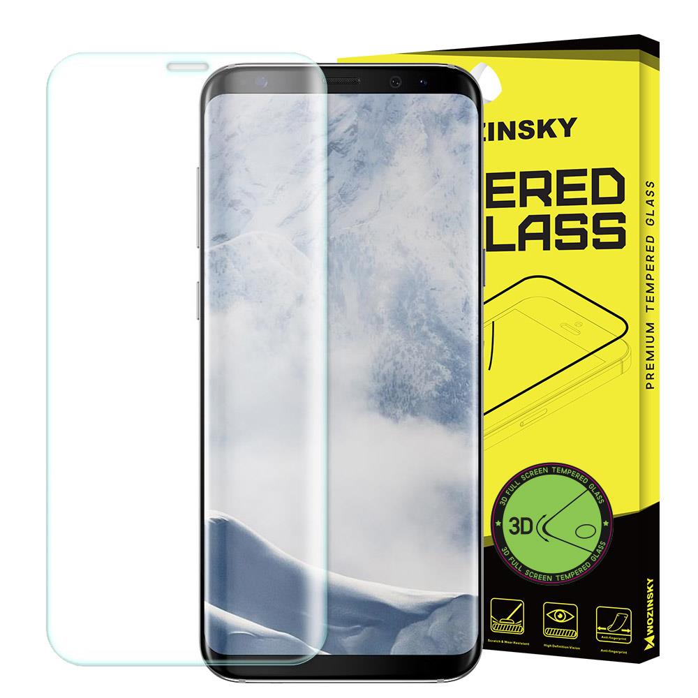 WOZINSKY Schutzglas für Samsung Galaxy S8+ PLUS Full Coverage 3D Curved Folie 9H