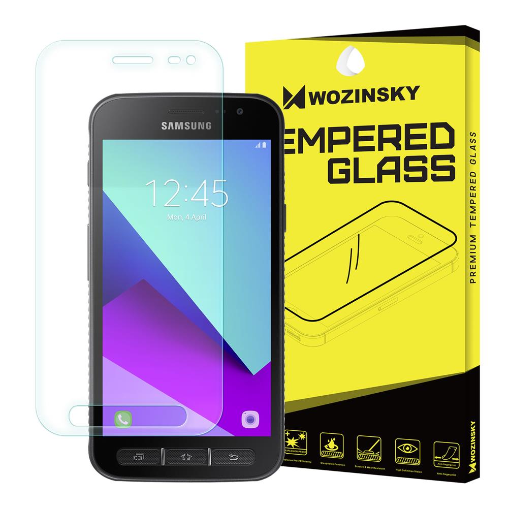 WOZINSKY Schutzglas Folie Tempered Glass Protector für Samsung Galaxy Xcover 4