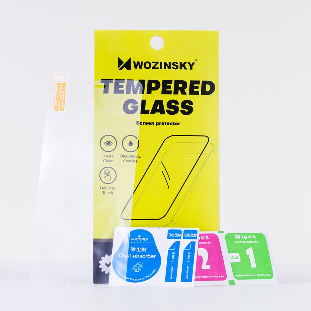 WOZINSKY Schutzglas Folie Tempered Glass Screen Protector für Samsung Galaxy S5