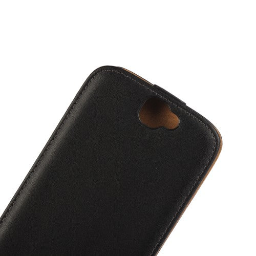 Flip Case für HTC One A9 Genuine Split Echt Leder