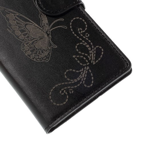 Wallet Case für Sony Xperia Z3+ PLUS Butterfly Pattern