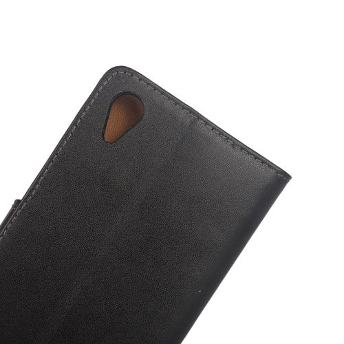Wallet Case für Sony Xperia XA Genuine Split Echt Leder