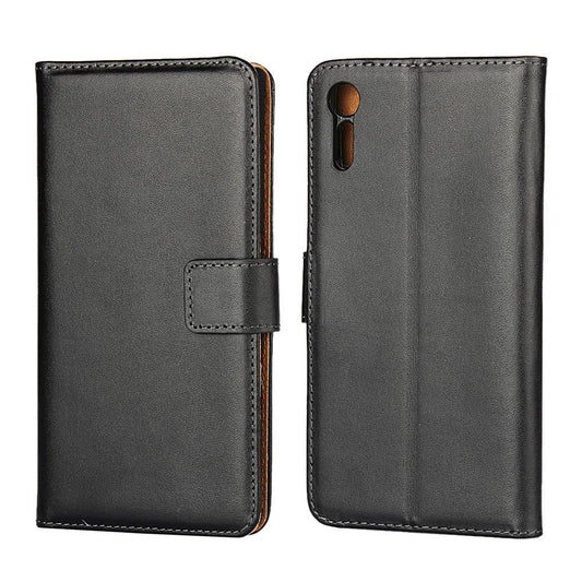 Wallet Case für Sony Xperia XZ XZs Genuine Split Echt Leder