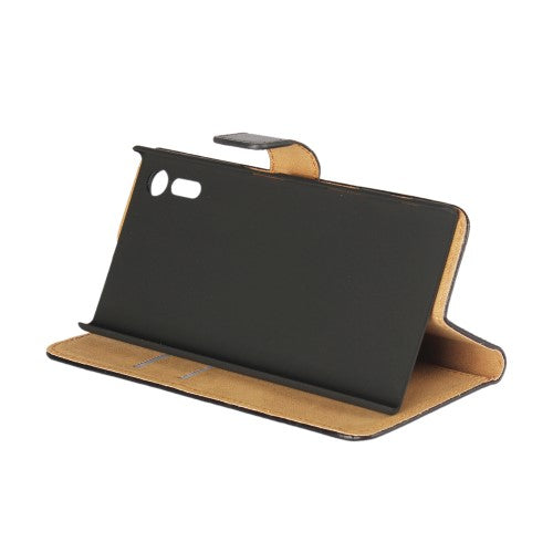 Wallet Case für Sony Xperia XZ XZs Genuine Split Echt Leder