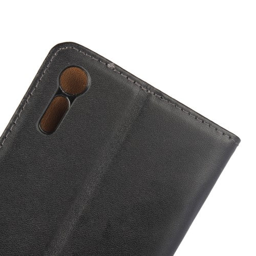 Wallet Case für Sony Xperia XZ XZs Genuine Split Echt Leder