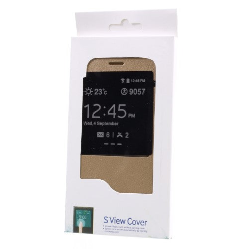 Wallet Case für Sony Xperia XZ XZs Window View Litchi Book Etui