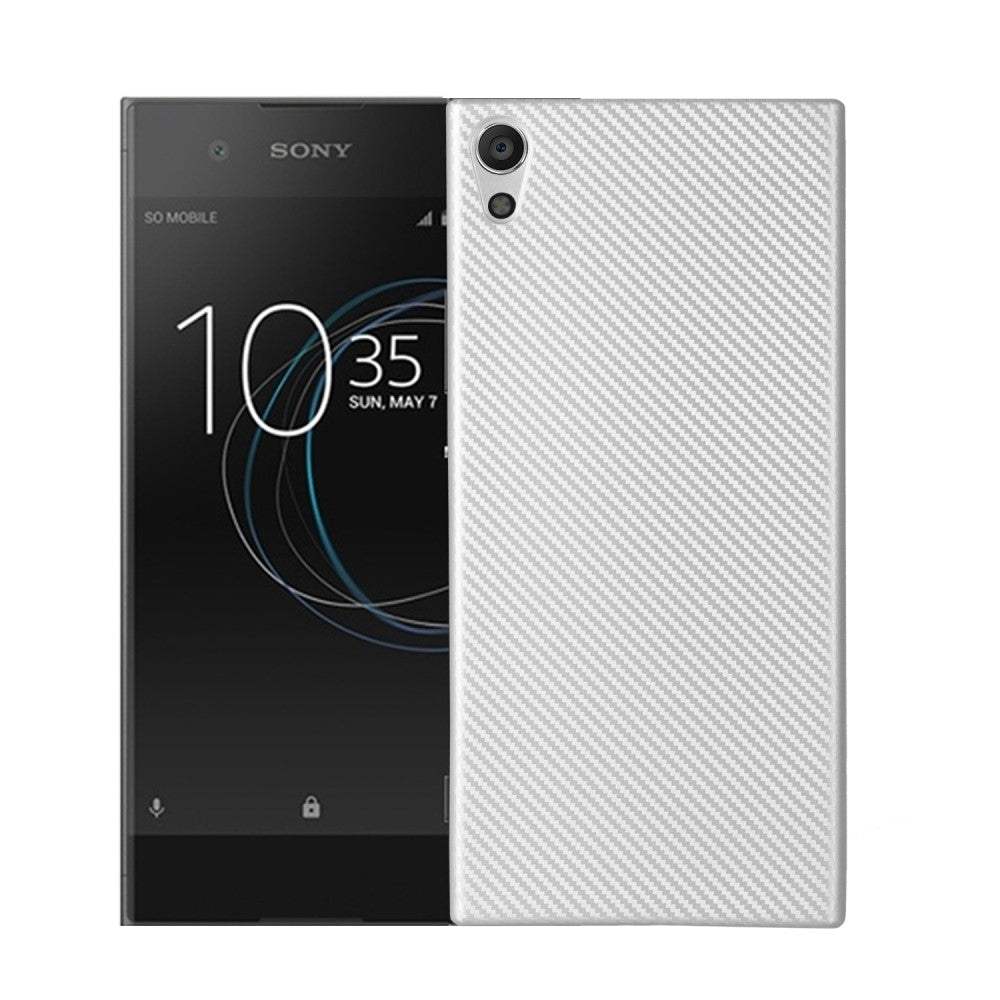 Sony Xperia XA1 TPU Soft Case Carbon Fiber Optik Flexibel