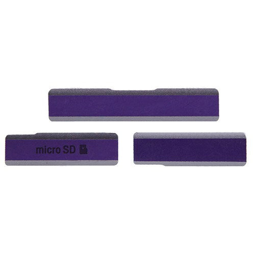 Sony Xperia Z1 L39h Dust Plug SD Card USB Port SIM Slot Cap