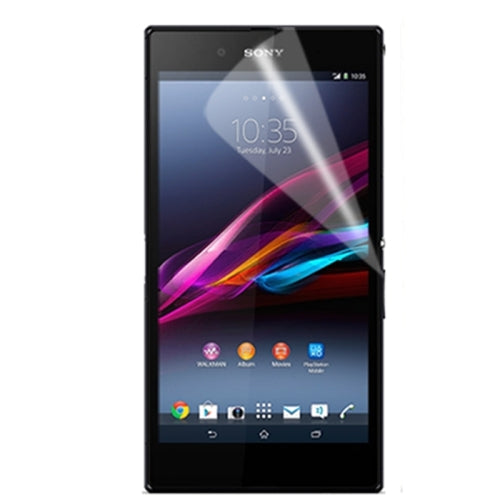 Sony Xperia Z1 L39h Display Schutzfolie Clear LCD Screen Reinigungstuch Klar