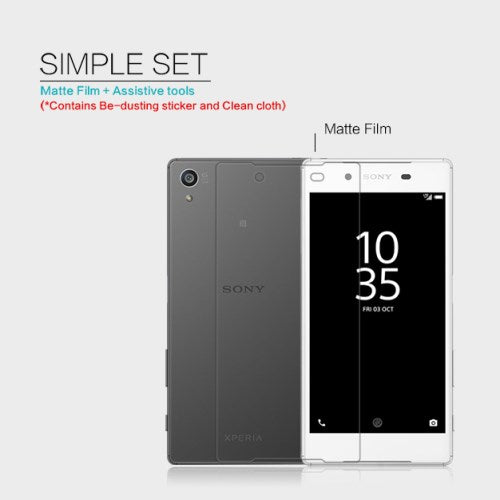 Sony Xperia Z5 NILLKIN Schutzfolie Matt Kratzfest Protector Antireflektierend