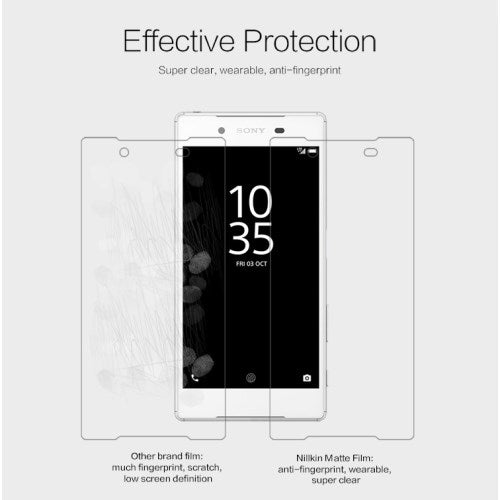 Sony Xperia Z5 NILLKIN Schutzfolie Matt Kratzfest Protector Antireflektierend