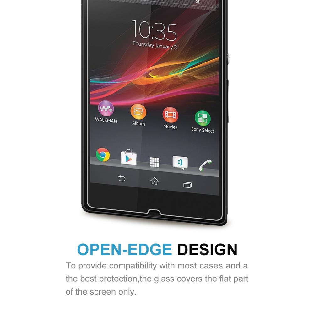 Schutzglas Schutzfolie Hartglas 9H 0,26mmTempered Glass für Sony Xperia Z L36h