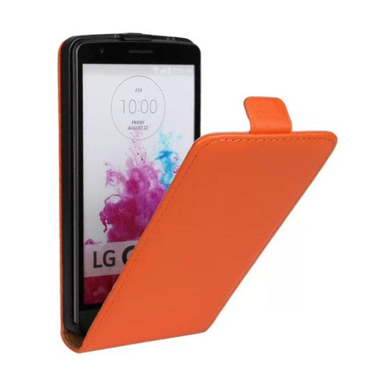 Flip Case für LG G3 S mini Echt Leder Vertikal