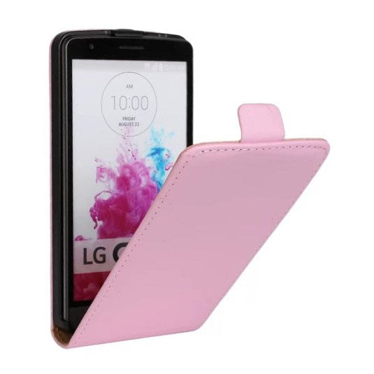 Flip Case für LG G3 S mini Echt Leder Vertikal